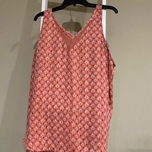Maurices Pink Patterned Camisole Top